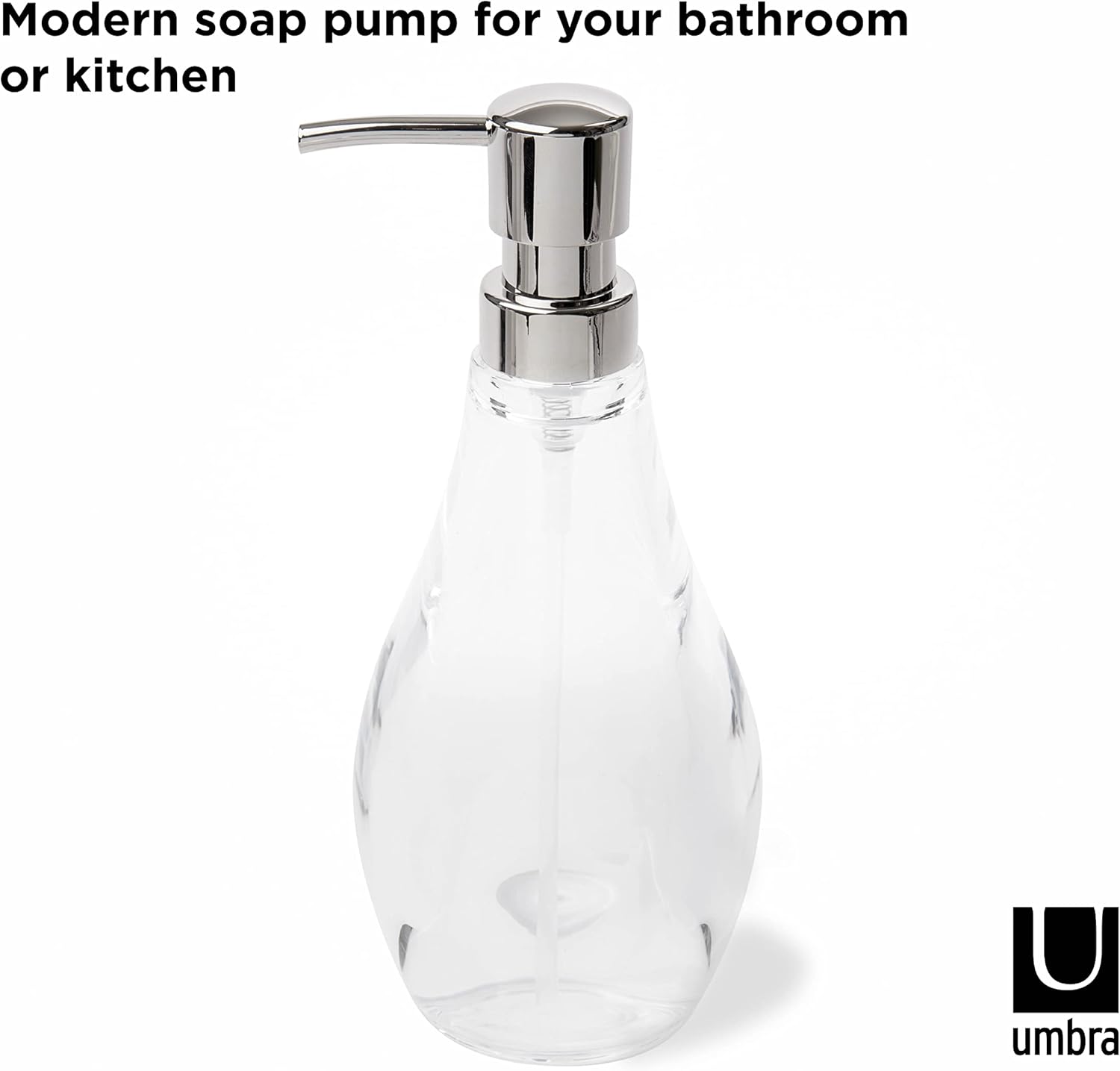 Umbra Droplet Clear Lotion Dispenser