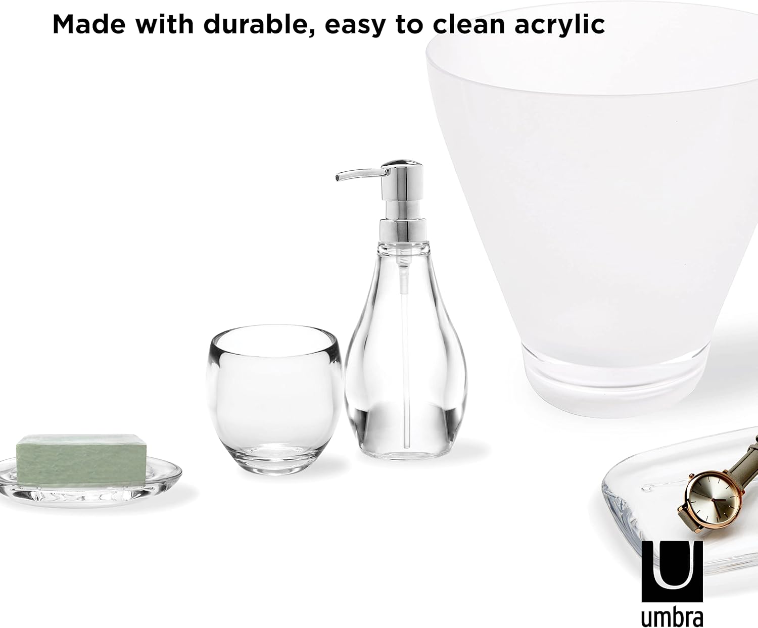 Umbra Droplet Clear Lotion Dispenser