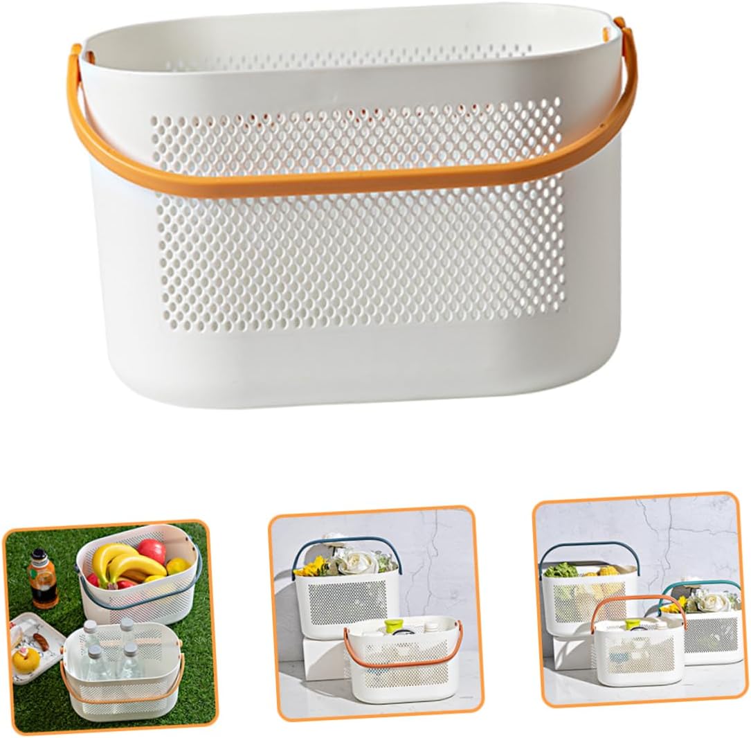 Portable Shower Storage Basket Organizer for Bathroom and Pantry
