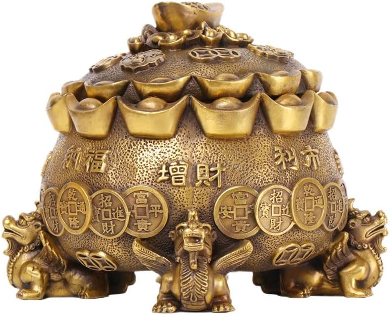 Usoway Large Copper Polybowl Figurine Gold