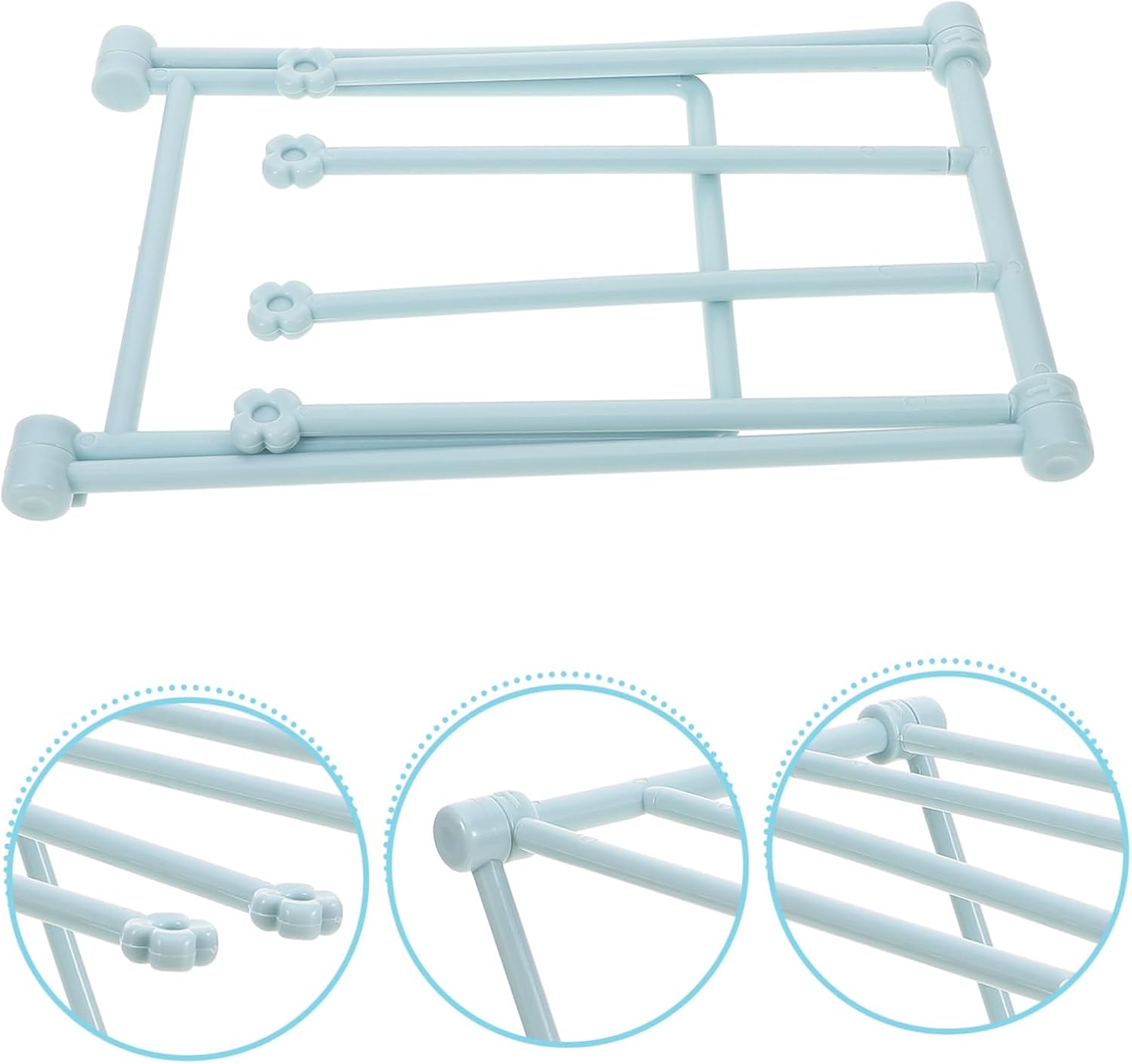 ULTECHNOVO Foldable Towel Rack for Kitchen Bathroom