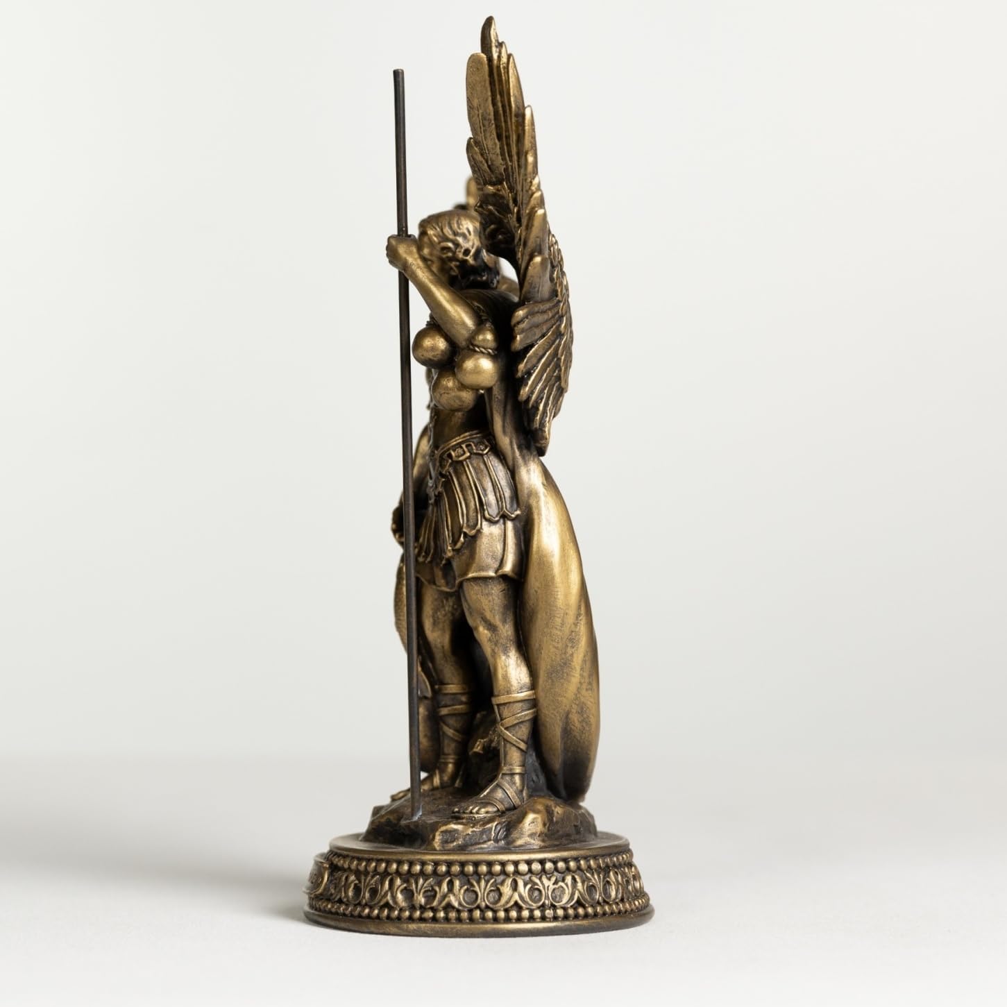 102 Inch Saint Raphael Bronze Statue with Name Plate