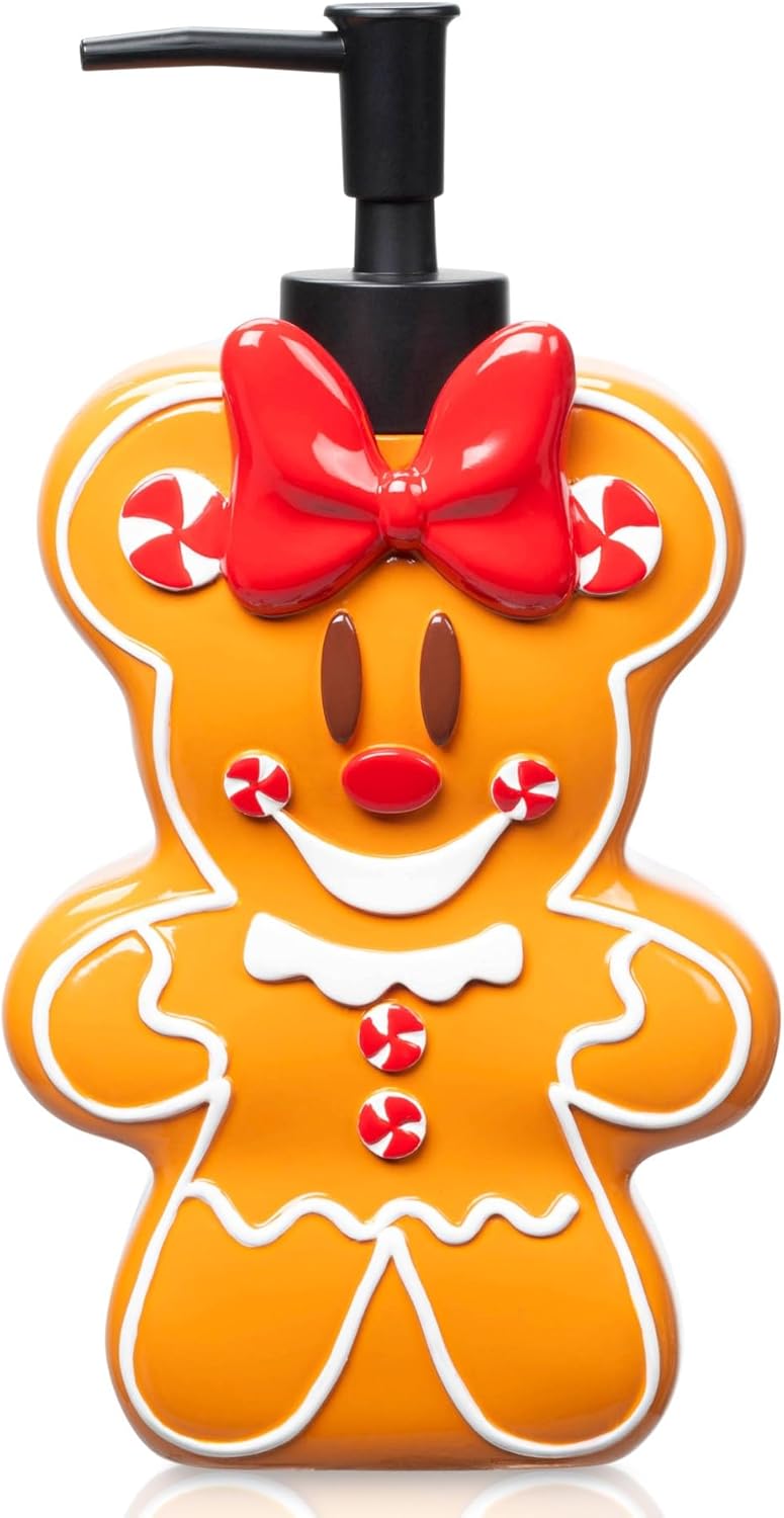 Jay Franco Disney Minnie Mouse Lotion Pump - Gingerbread Style
