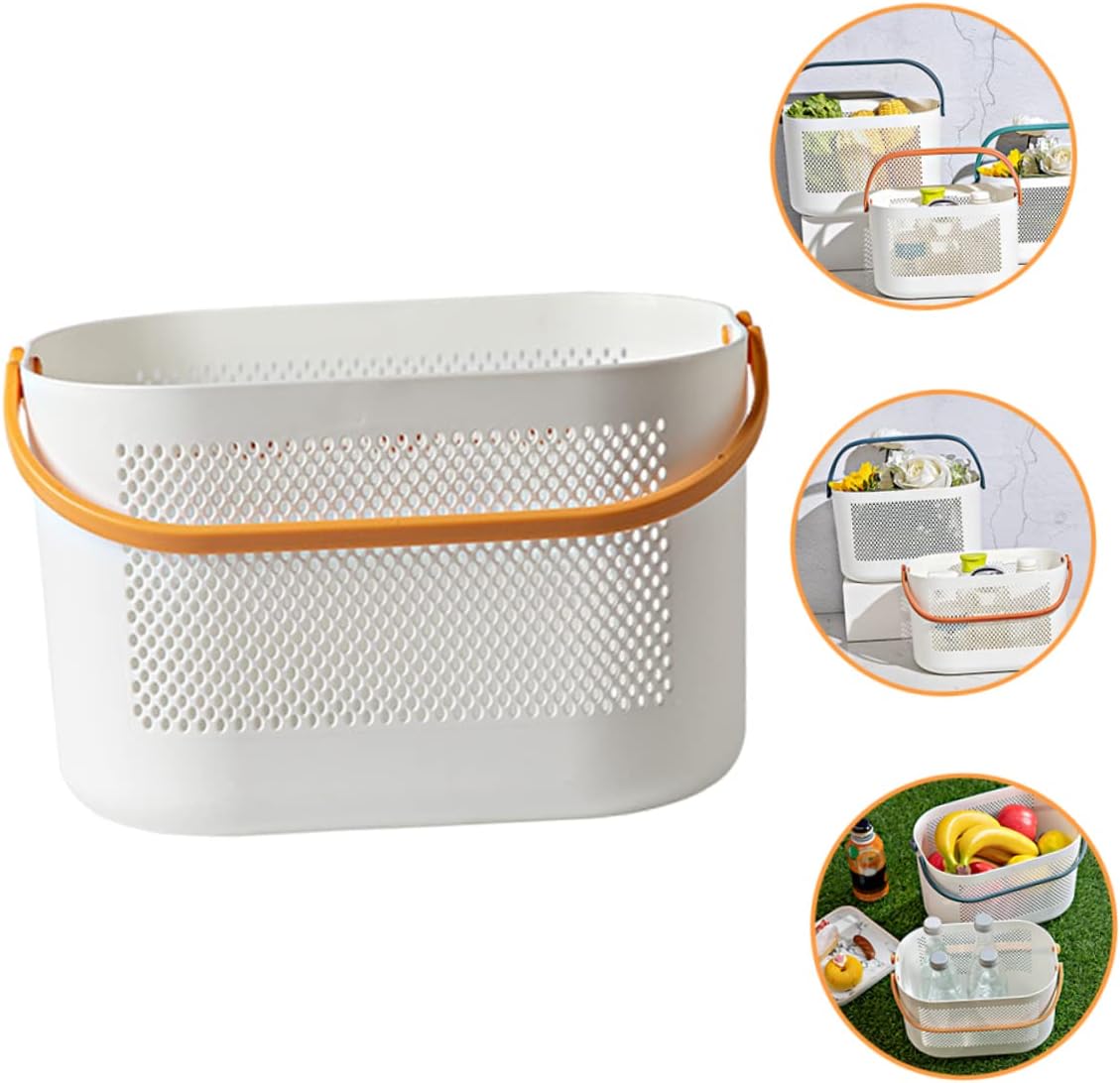 GLEAVI Portable Shower Basket with Handles 1