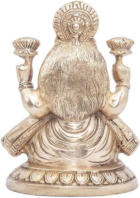 Statuestudio Goddess Lakshmi Brass Statue 75 Inch 1