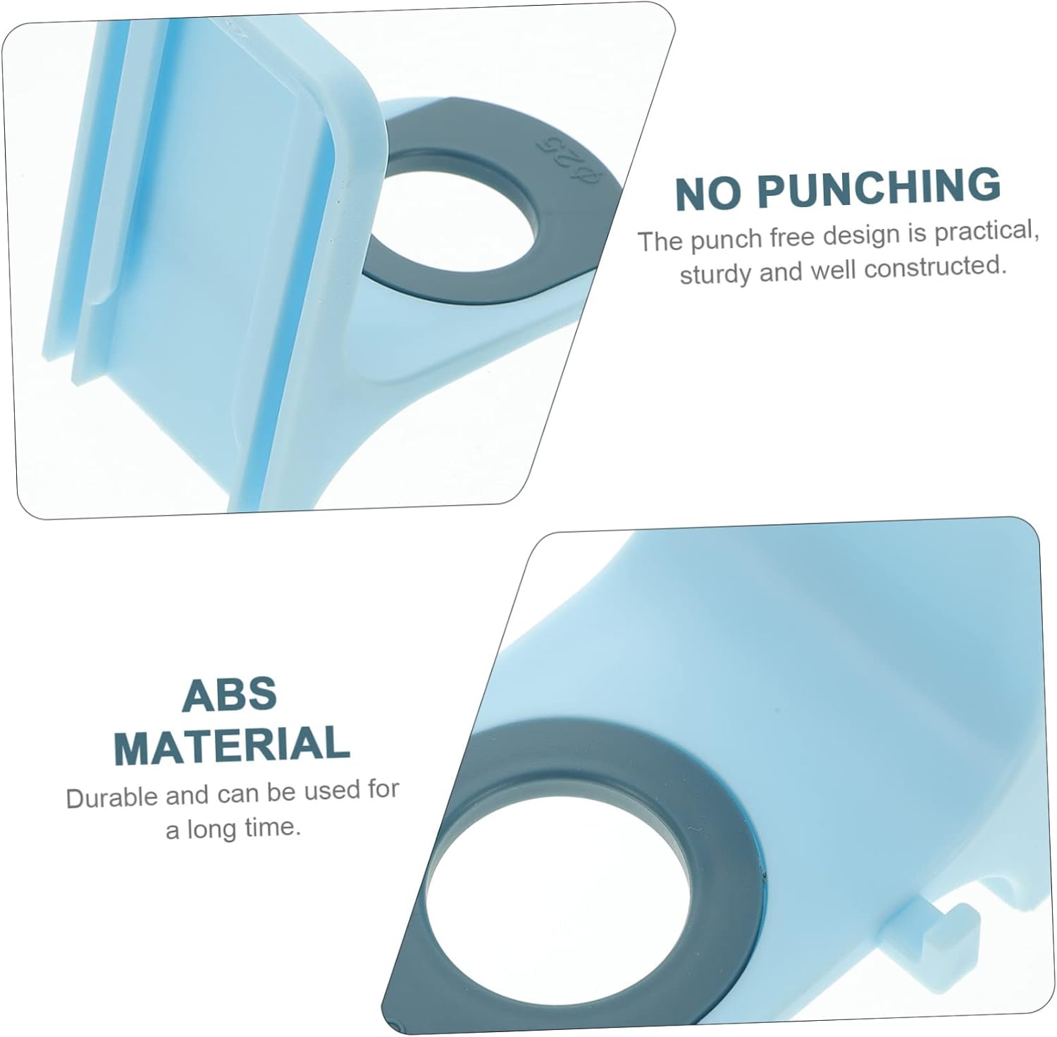 ULTECHNOVO 4Pcs Wall-Mounted Shampoo Holder Organizer