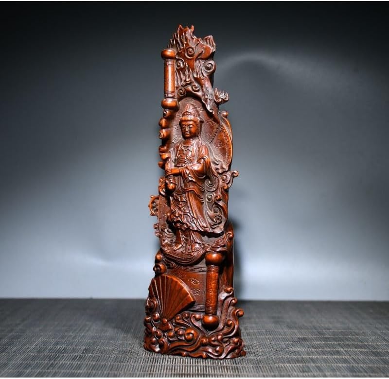 LimpaC Collection Boxwood Guanyin Statue