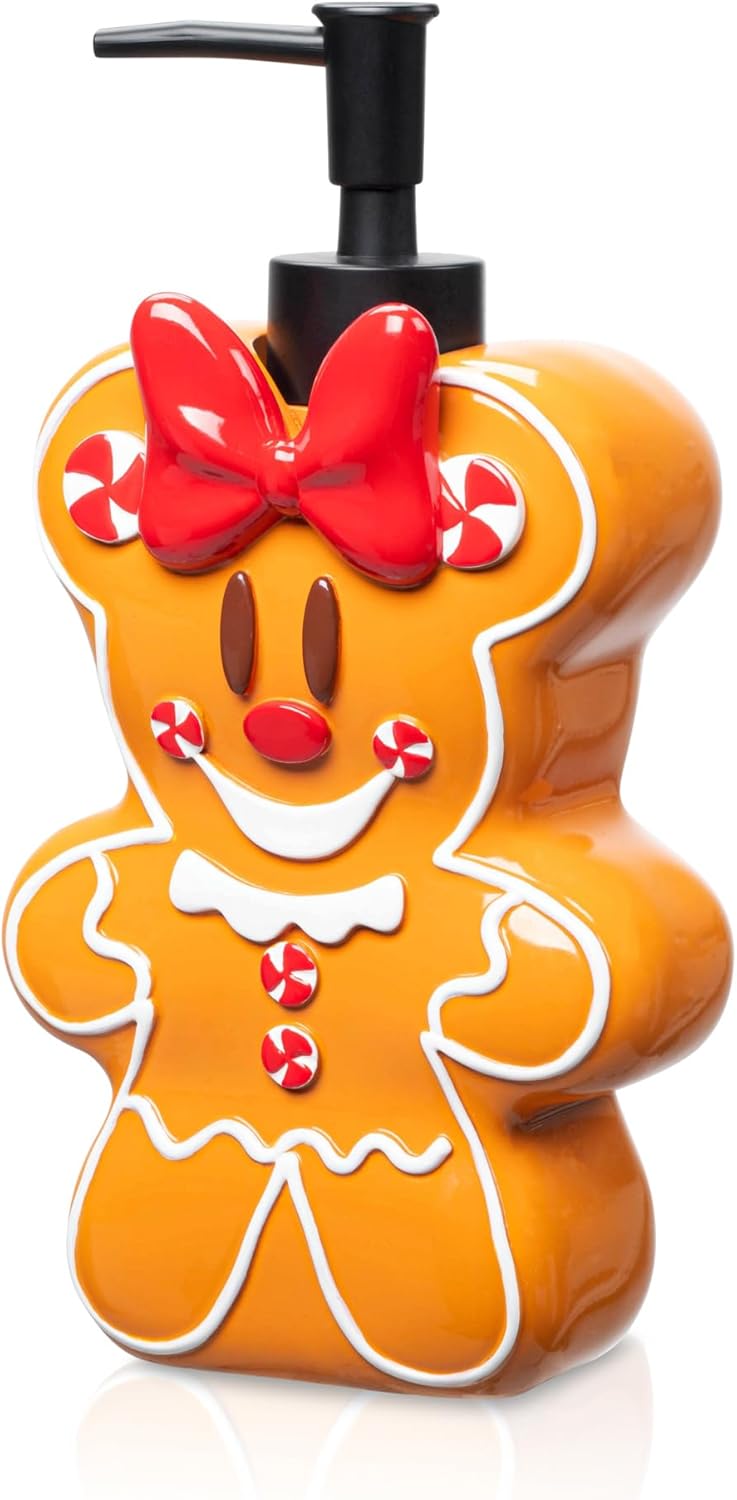 Jay Franco Disney Minnie Mouse Lotion Pump - Gingerbread Style