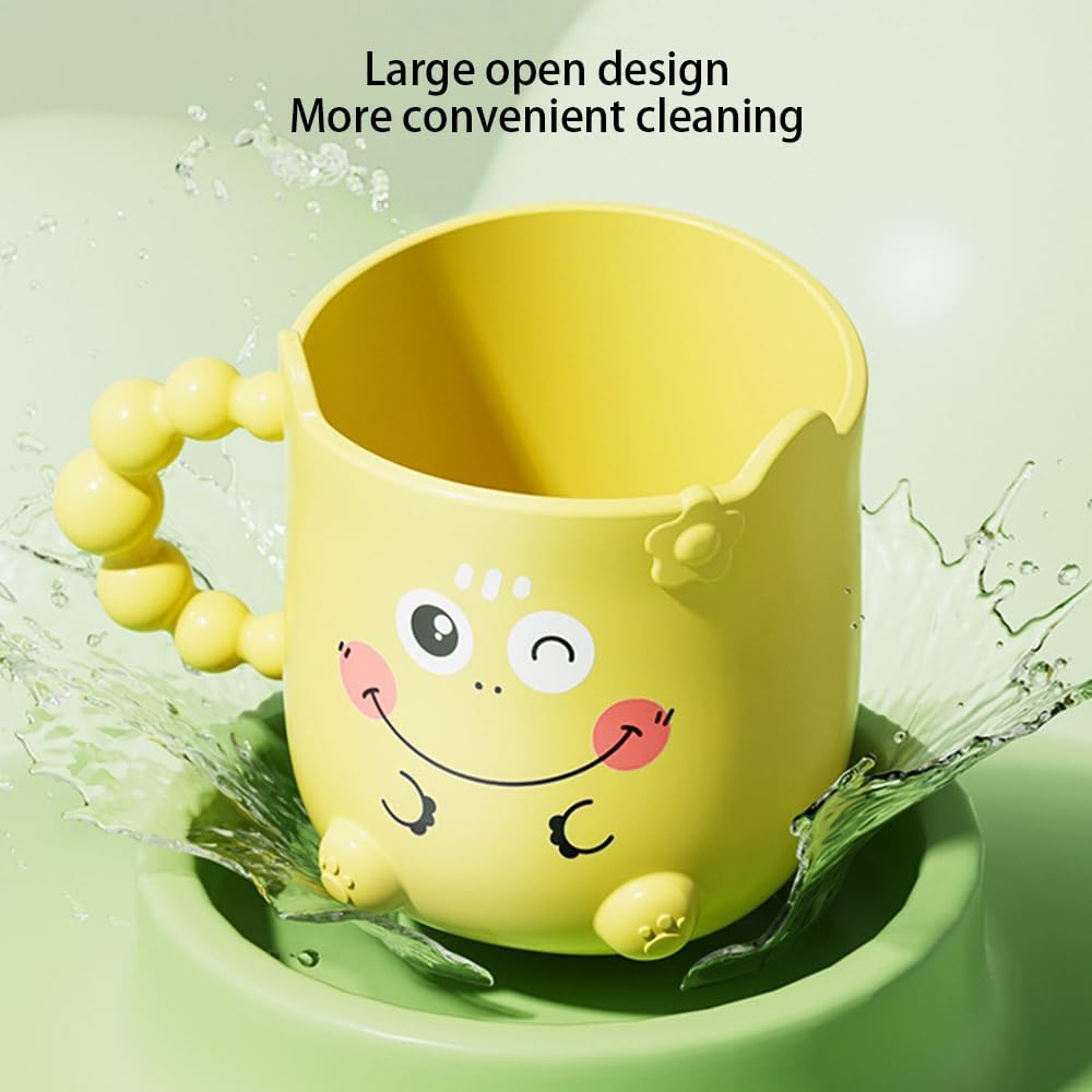 Kids Cartoon Mouthwash Cup with Thick Handle