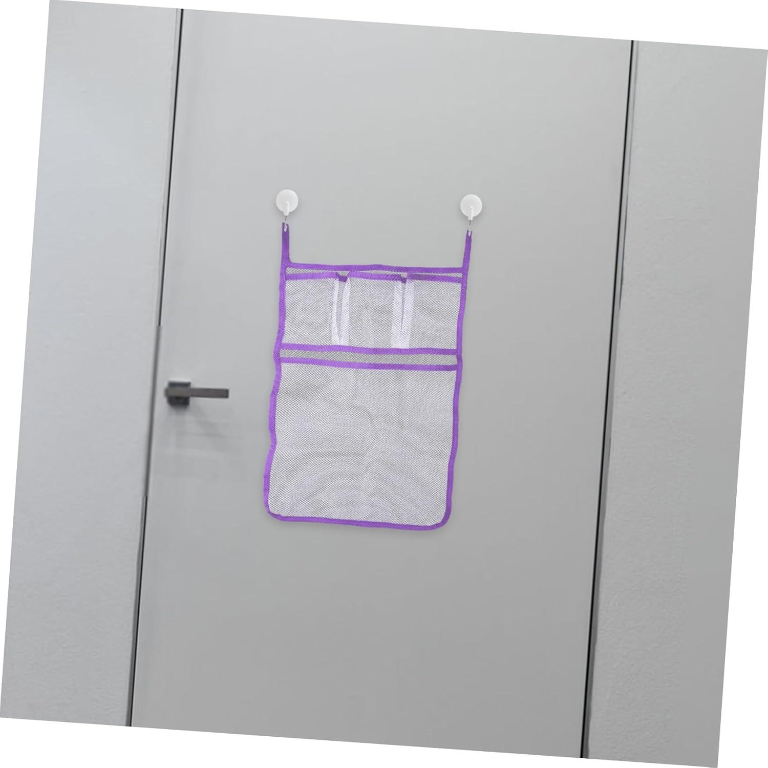 Hoement Bathroom Travel Organizer Hanging Pockets Mesh Storage Bag