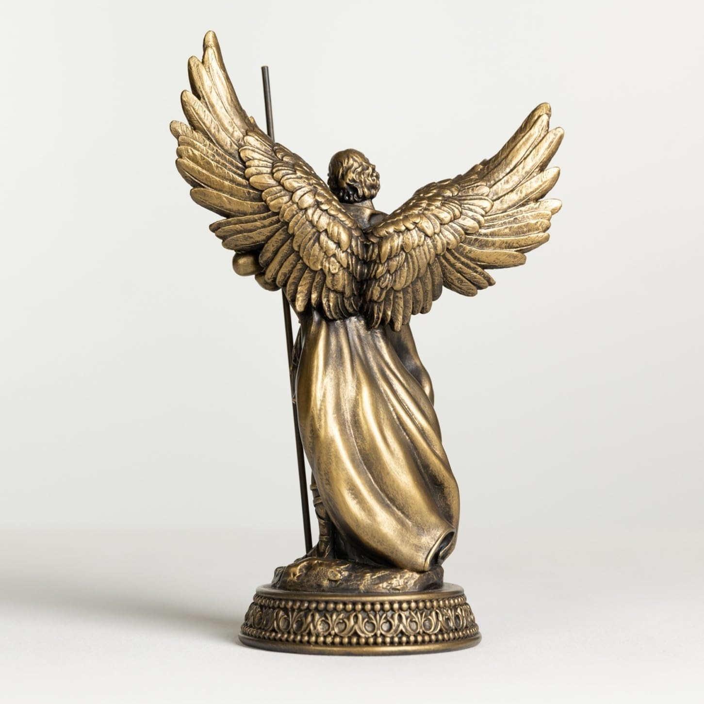 102 Inch Saint Raphael Bronze Statue with Name Plate