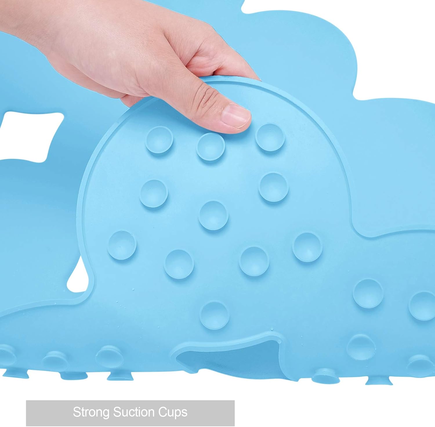 Webos Non Slip Bathtub Mat with Strong Suction Cups