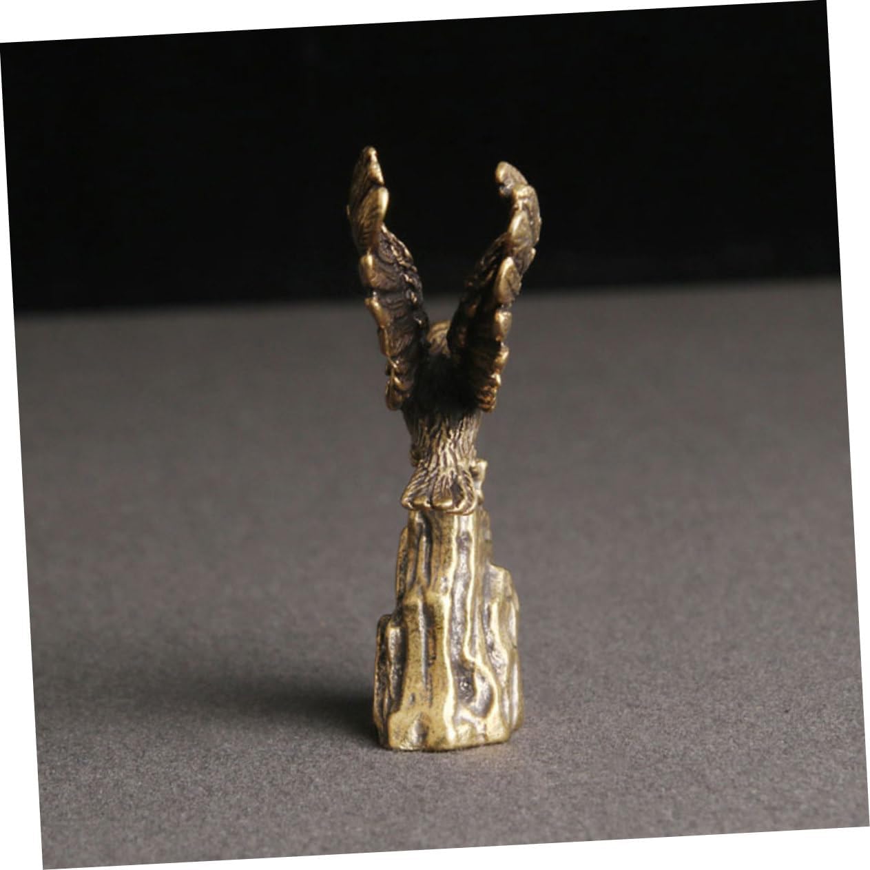 Brass Eagle Statue for Home and Office Decor