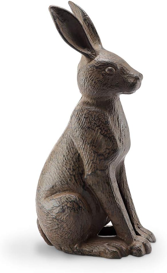 SPI Good Listener Cast Iron Rabbit Sculpture