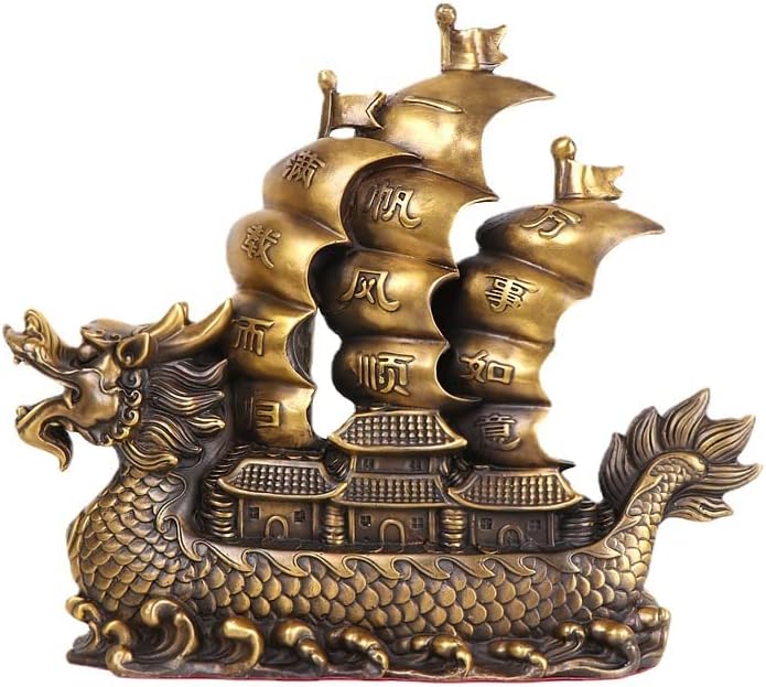 Usoway One-Way Dragon Boat Sculpture