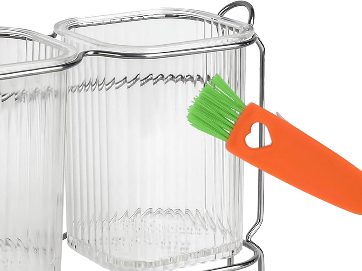 HDFCLUP White Toothbrush Holder with Drain Tray