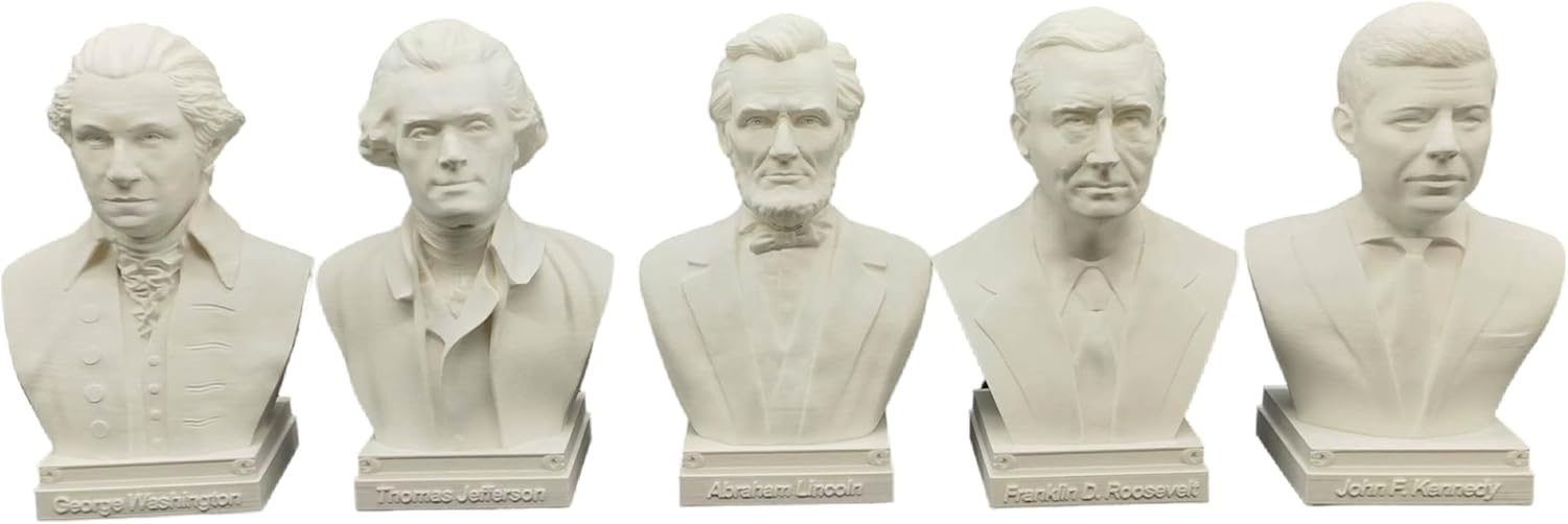 US President Founding Fathers Bust Sculptures Set of 5