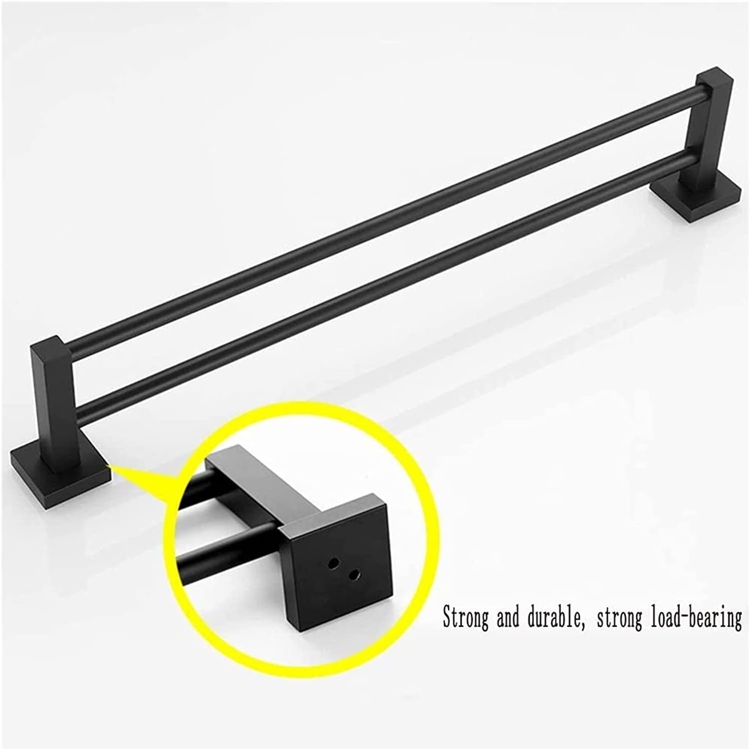ALDEPO Double Towel Rail Wall Mounted Organizer
