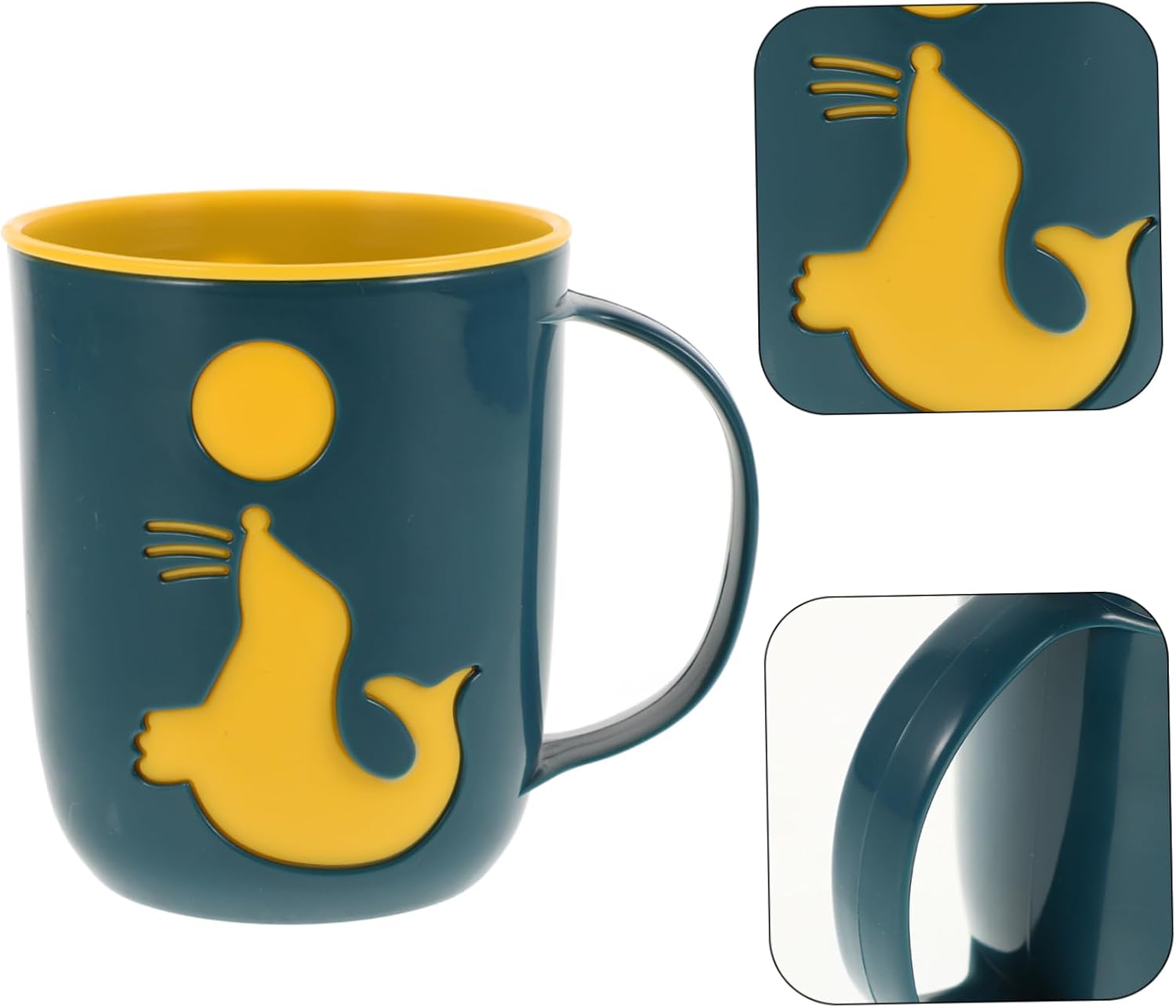 Adorable dolphin toothbrush cup travel mug for kids