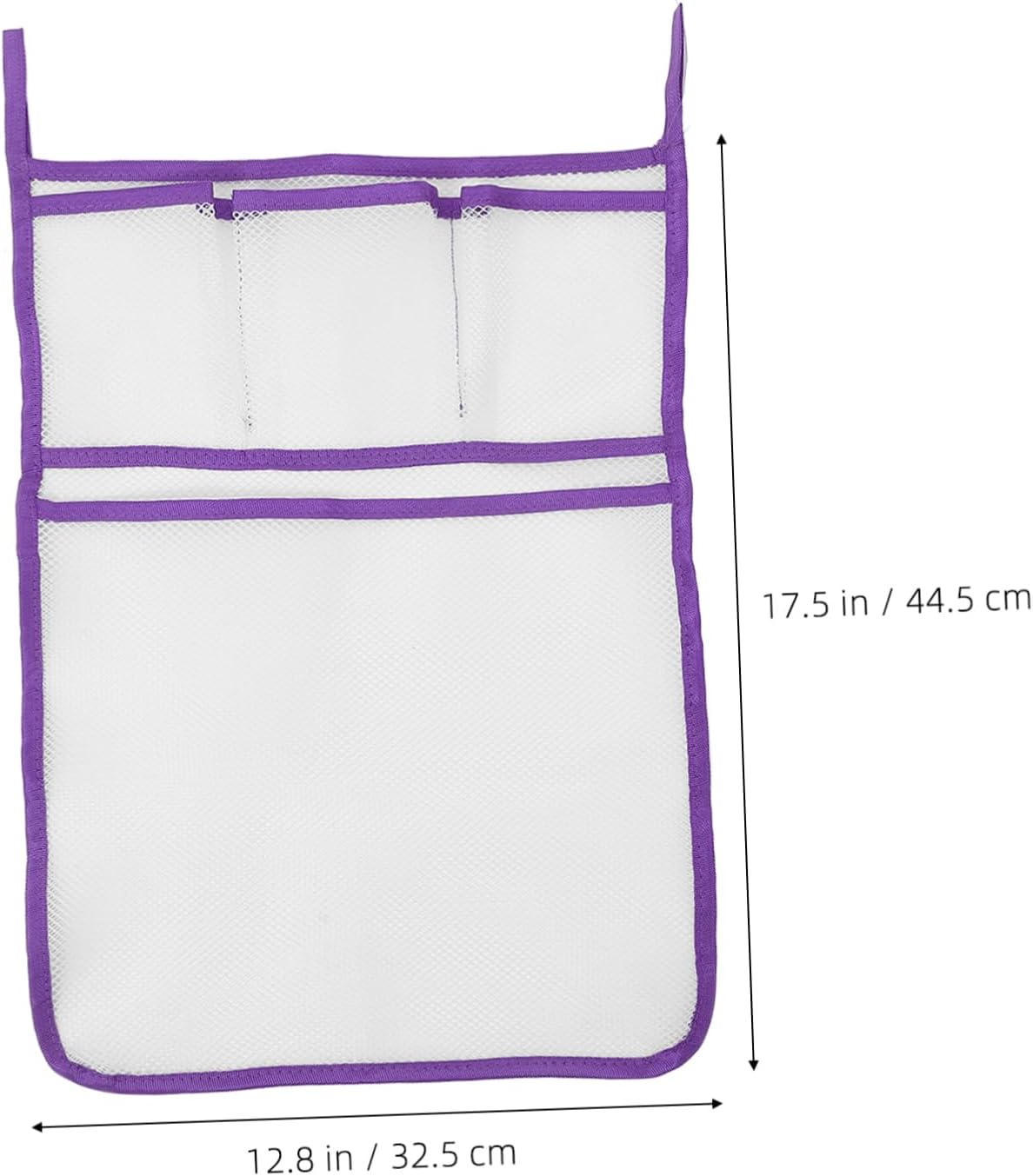 Hoement Bathroom Travel Organizer Hanging Pockets Mesh Storage Bag