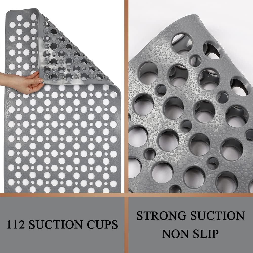 Sheepping Bath Mat for Tub 30x17 Non Slip Machine Washable