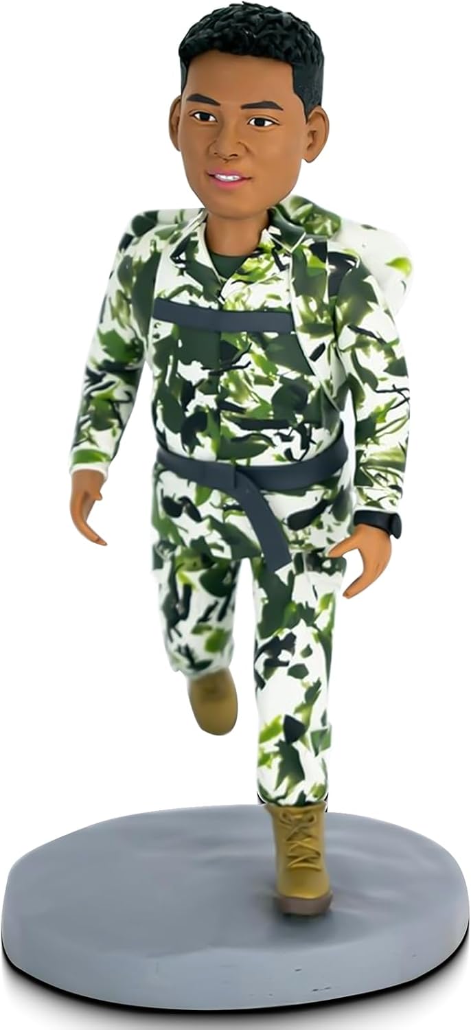 Custom Military Bobblehead Figure - Personalized for Boyfriend Gift