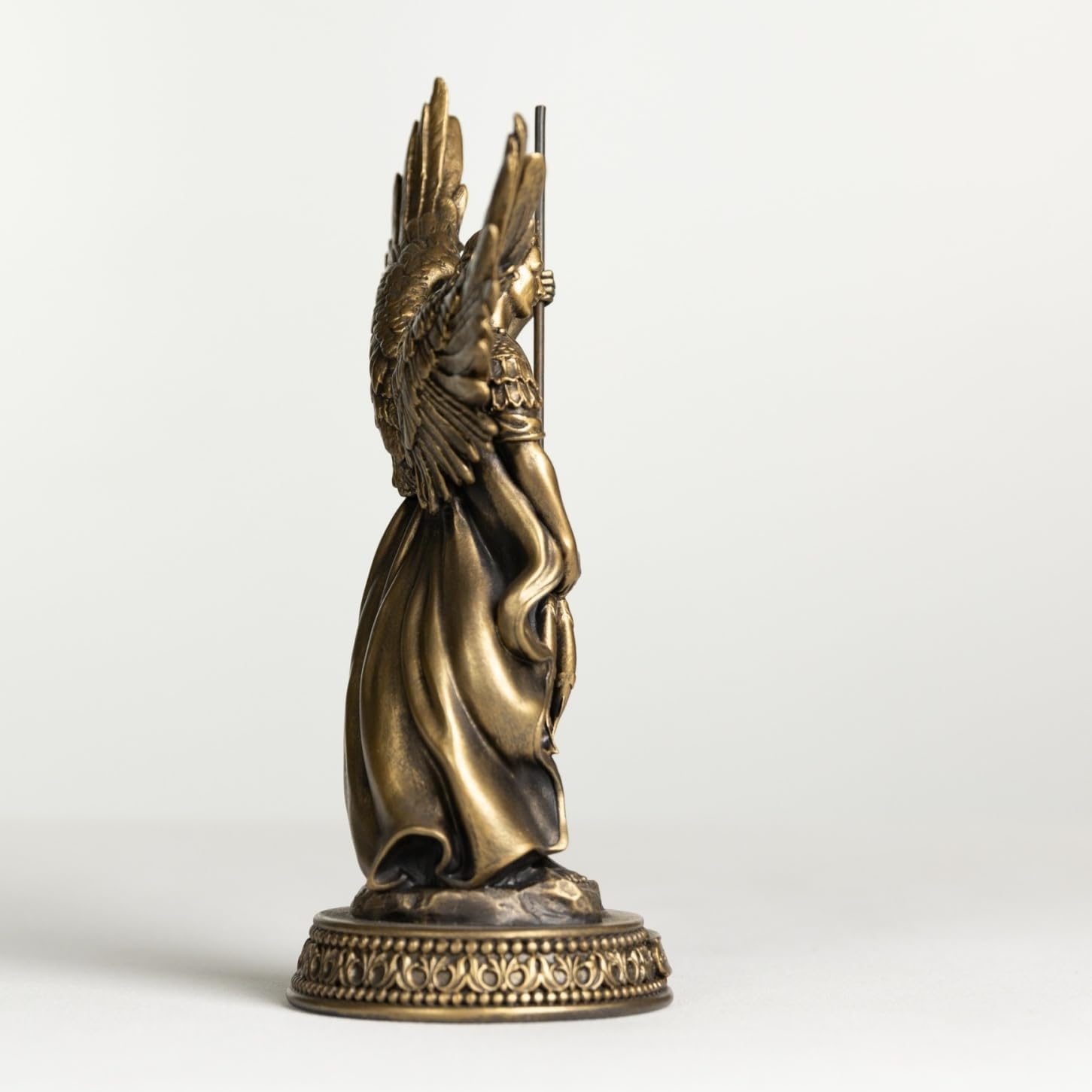 102 Inch Saint Raphael Bronze Statue with Name Plate