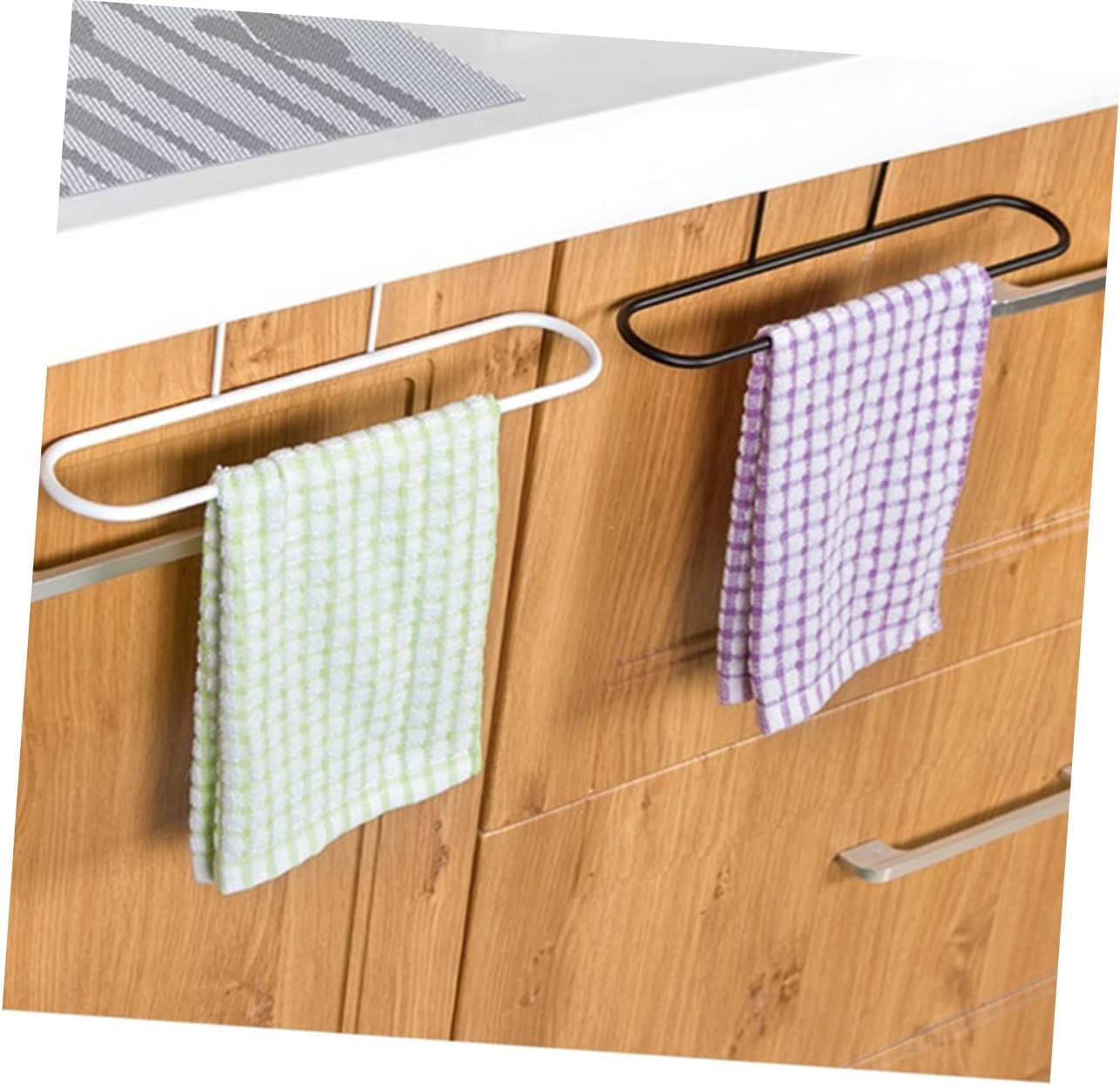 HOLIDYOYO 2pcs Space Saving Towel Rack Organizer
