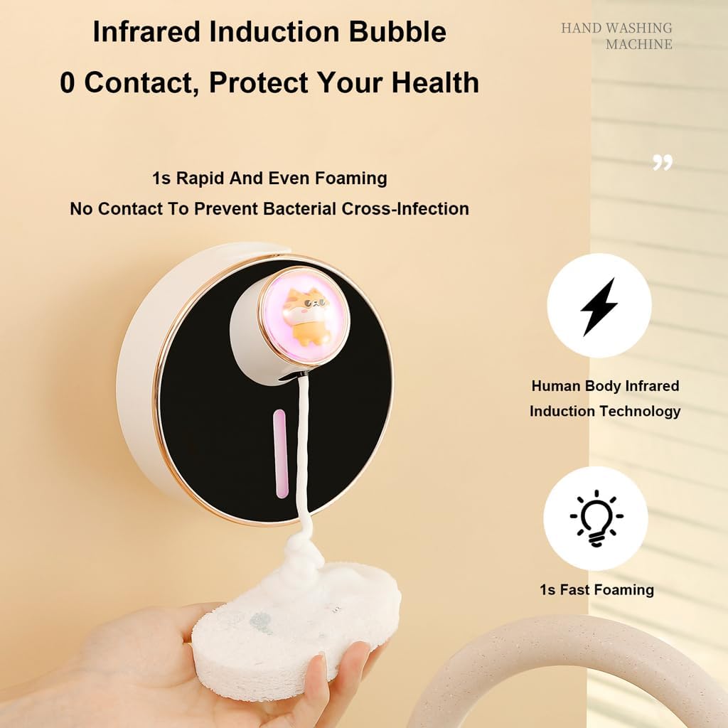 Cute 85oz Foam Hand Soap Dispenser Wall Mount Touchless