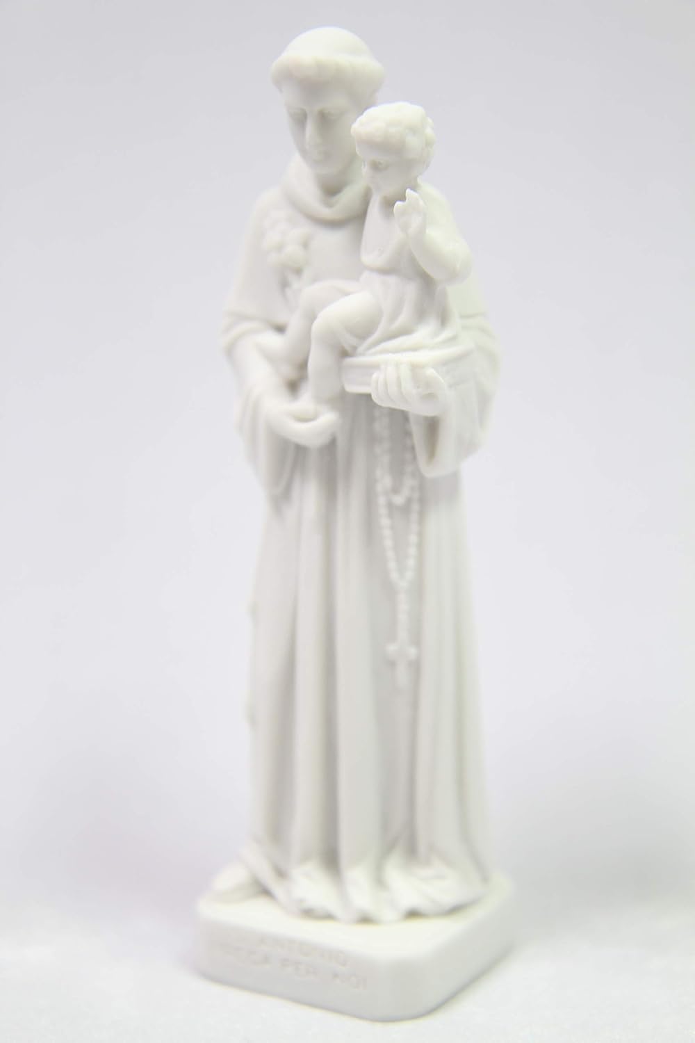 Saint Anthony De Padua 6 White Statue Vittoria Collection