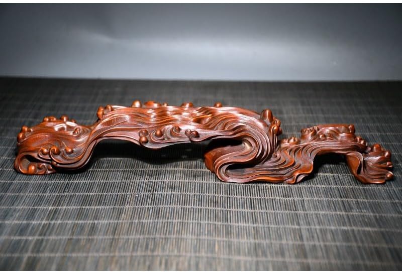 Handcrafted Boxwood Clouds Pen Holder Statue