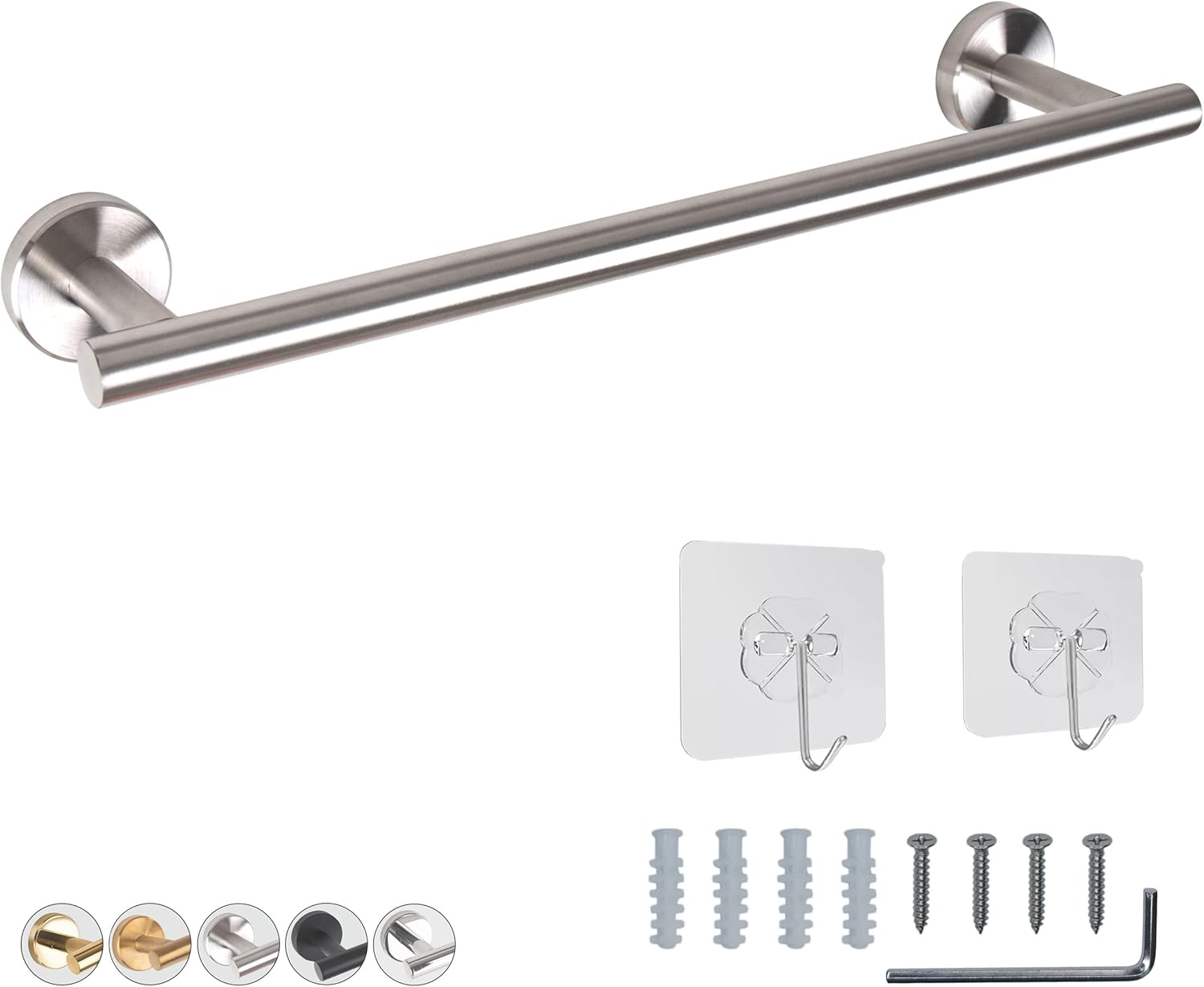 CANLUXY Stainless Steel Towel Bar 1575 Inch Wall Mounted