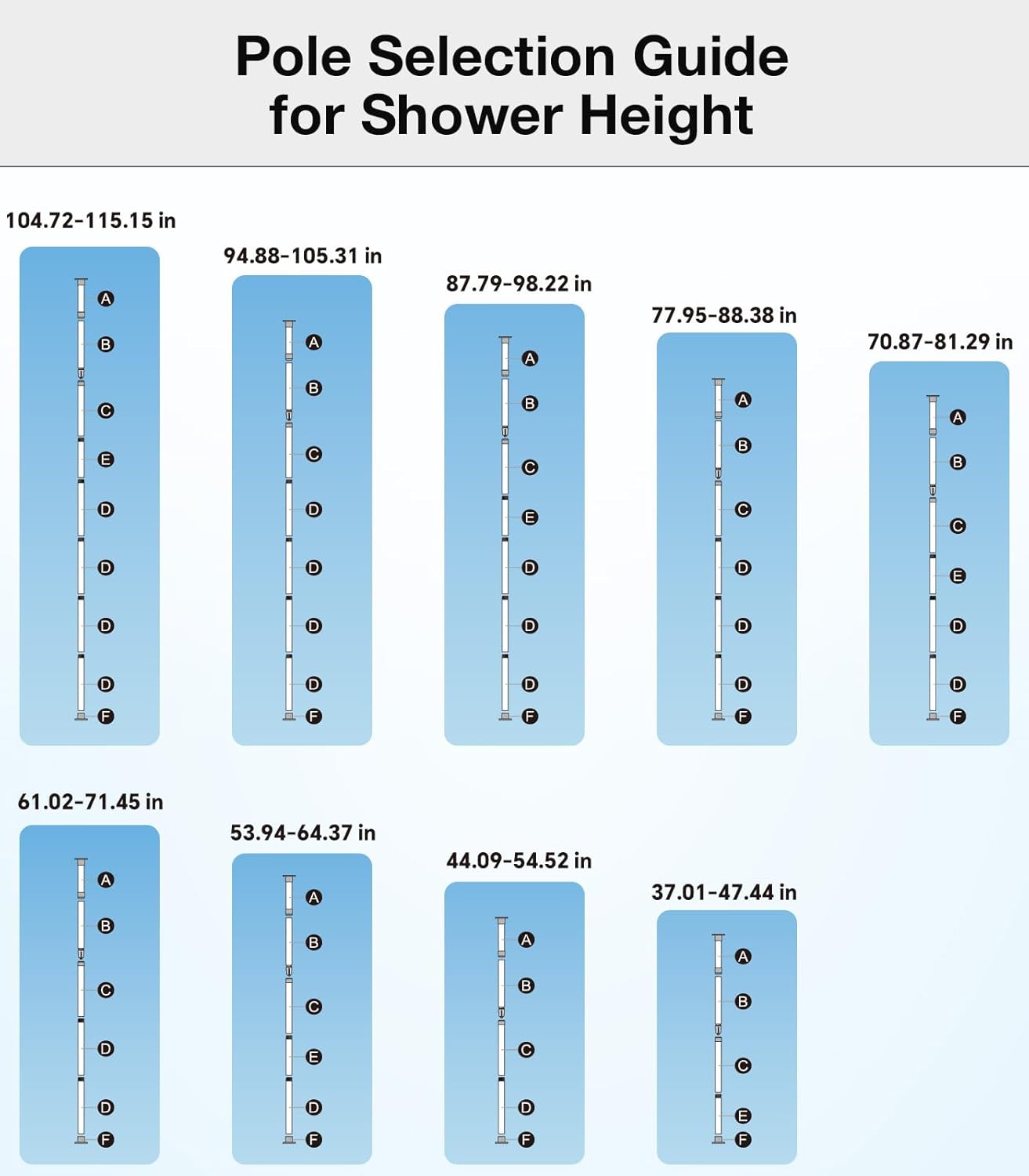 EUHOME Corner Shower Caddy Tension Pole 4-Tier Organizer