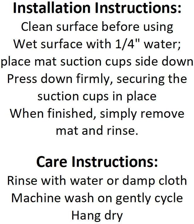 Deluxe Non Slip Bathtub Mat with Suction Cups - Pink