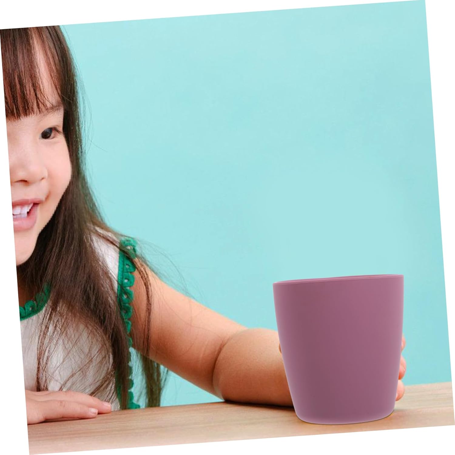 Luxshiny Spill-Proof Silicone Toddler Cup with Handle