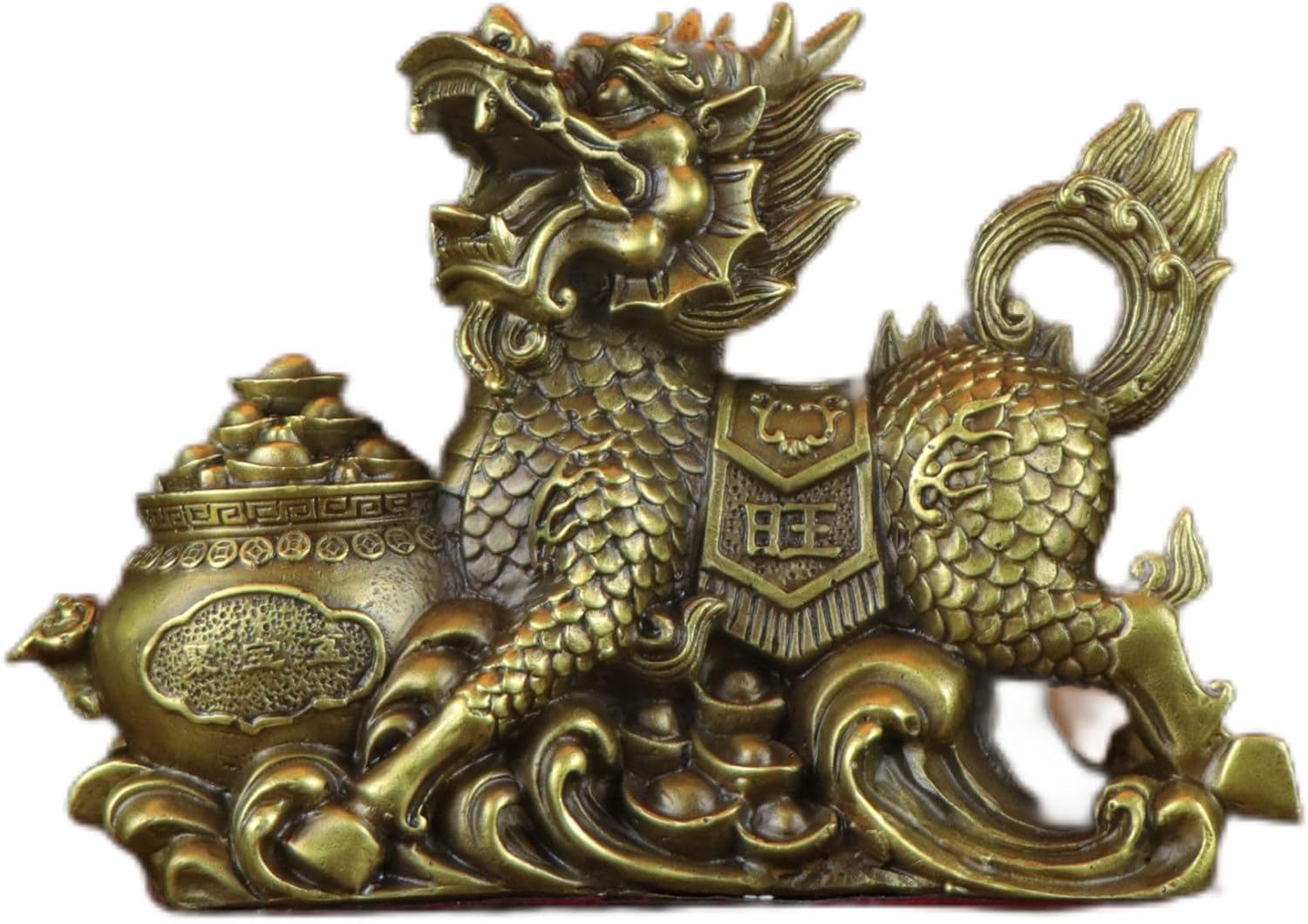 Usoway Copper Wealth God figurines Pair