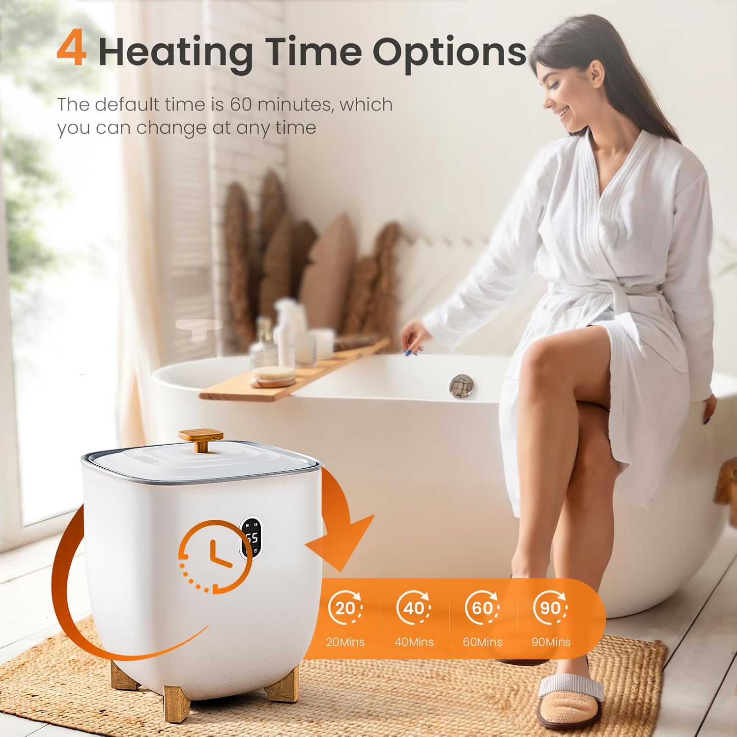 Electactic 25L Towel Warmer with 2 Modes and LCD Screen