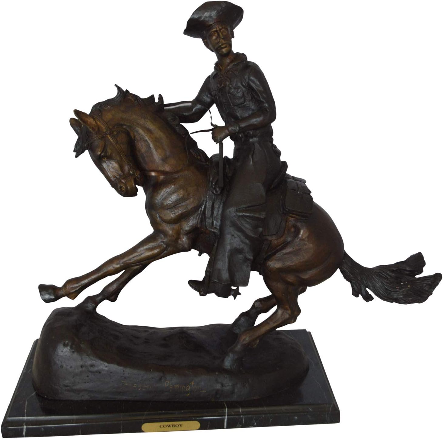 Remington Cowboy Statue 24x9x23 Inches
