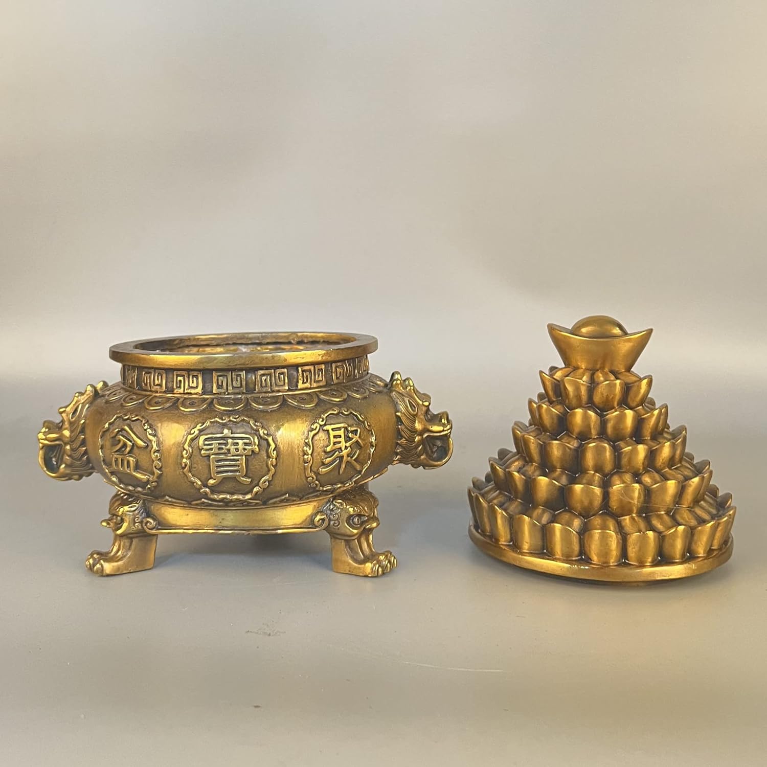 Usoway Copper Wealth Accumulator Figurine