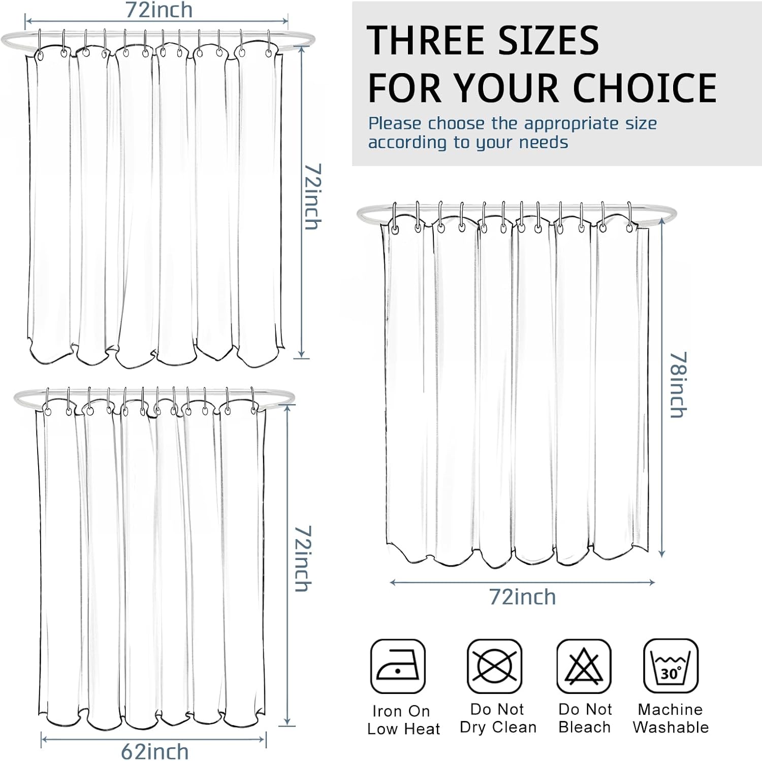 GDHBLING Fall Cartoon Squirrel Shower Curtain Set with Hooks