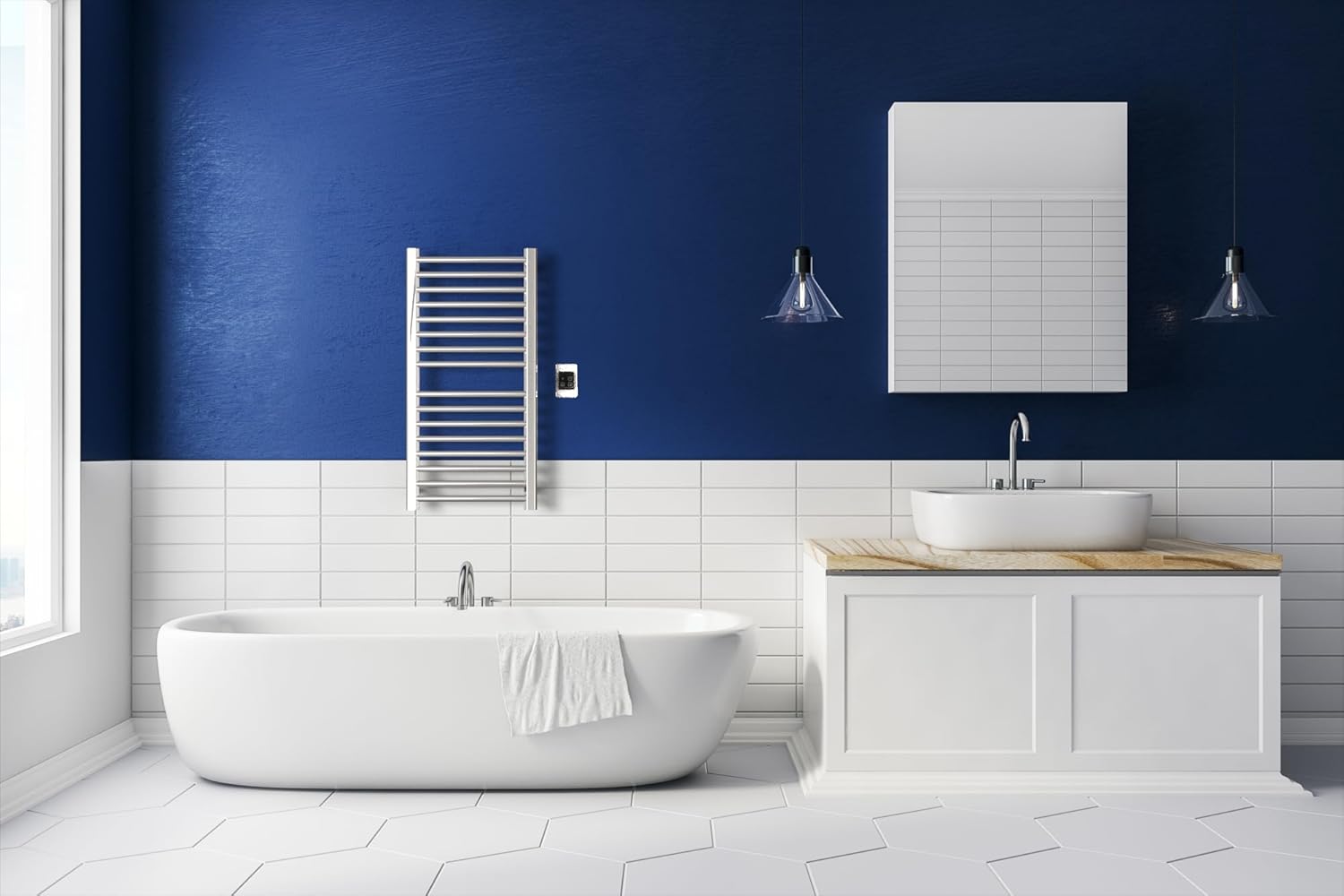 Amba Sirio S2142 Hardwired Towel Warmer Polished