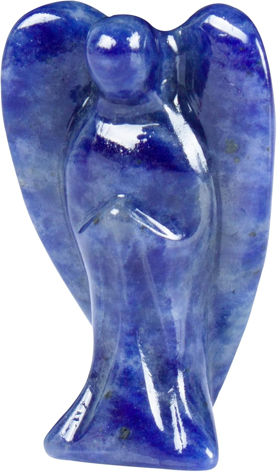 18 Inch Blue Sodalite Angel Crystal Statue