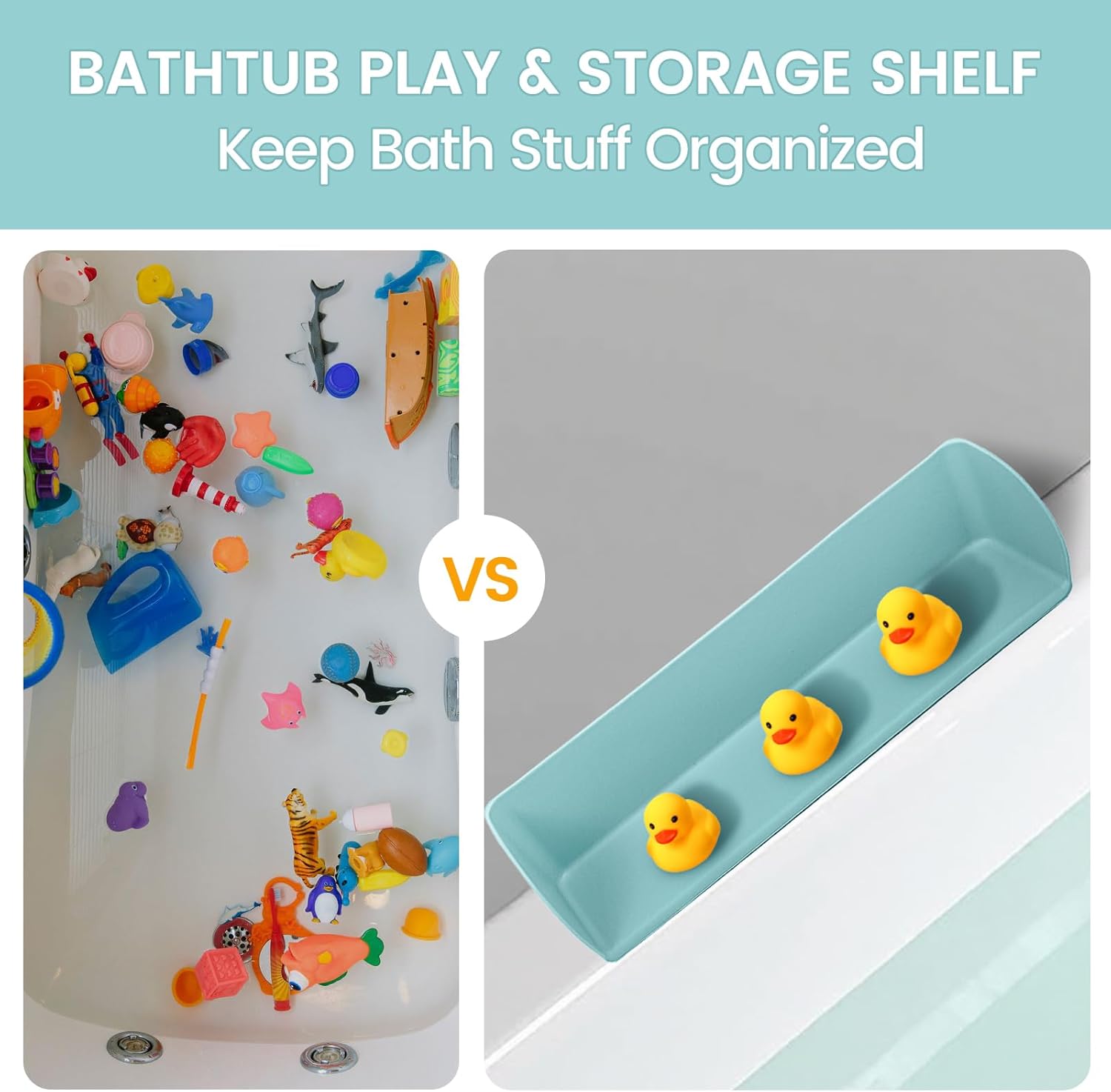 WaterLuu Silicone Splash Guard with Suction Cups Green