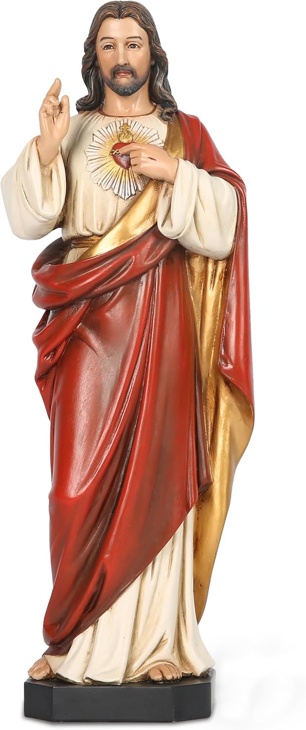 BC Catholic Sacred Heart of Jesus Statue 1475 Inch 1