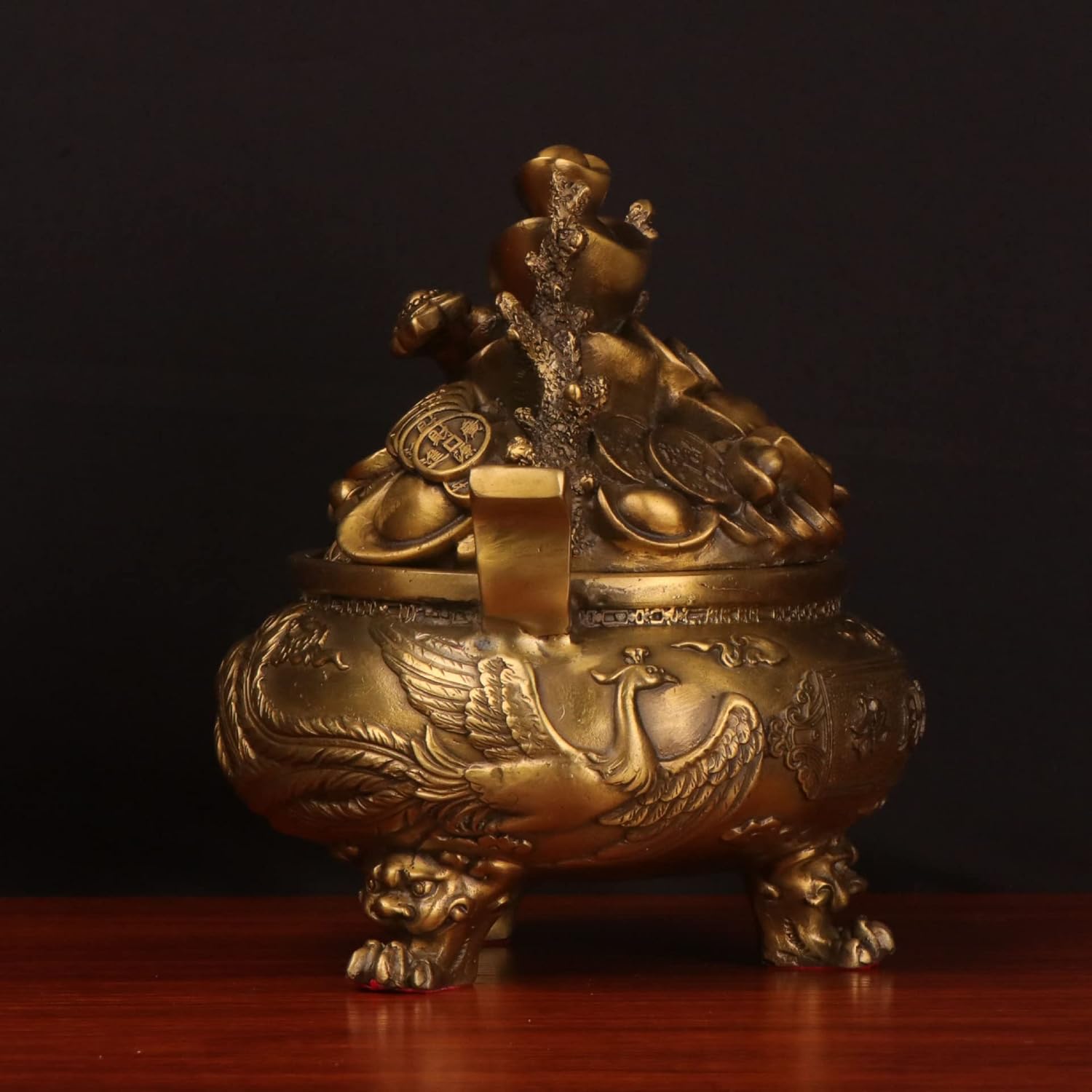 Usoway Copper Wealth Basin Collectible Figurine
