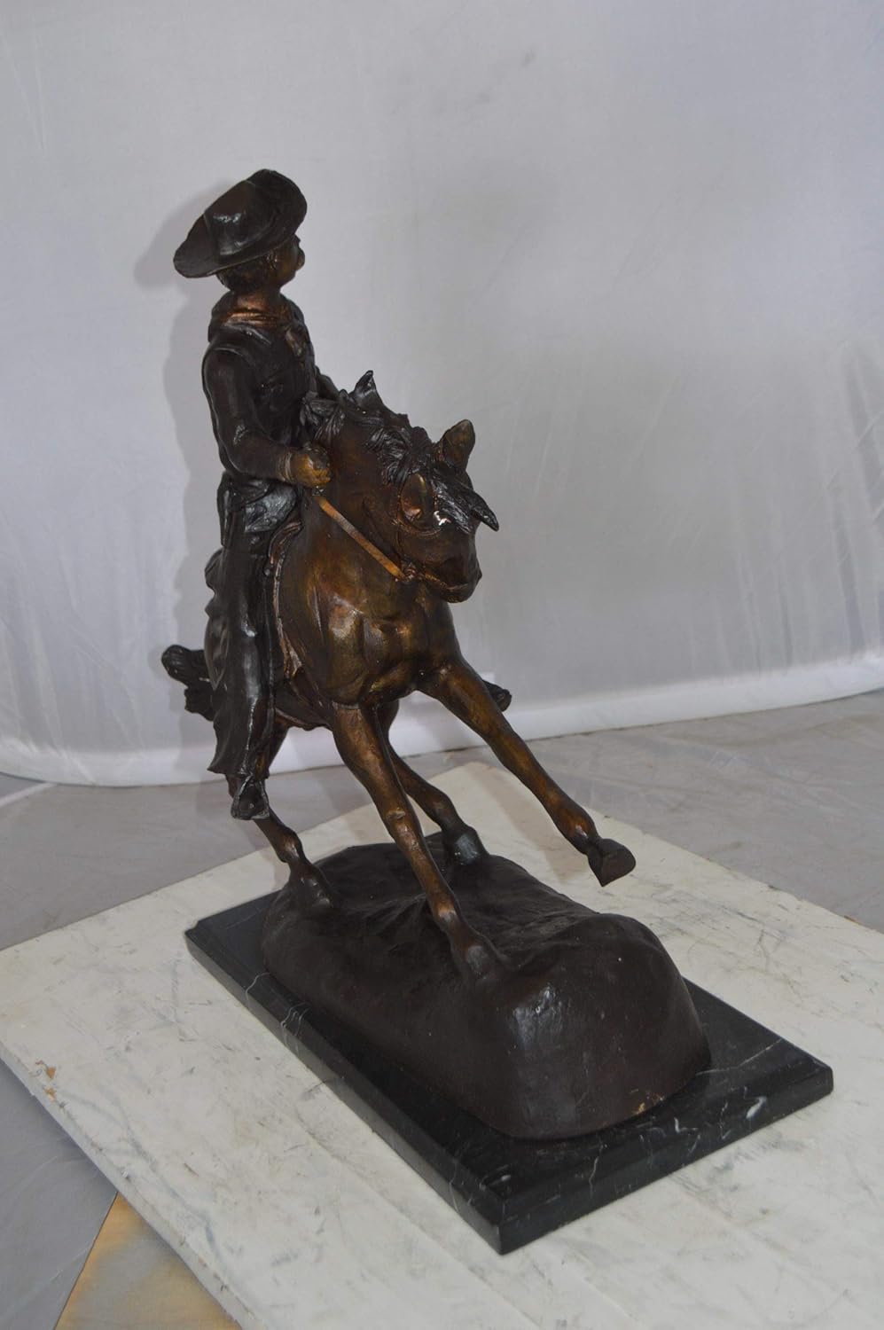 Remington Cowboy Statue 24x9x23 Inches