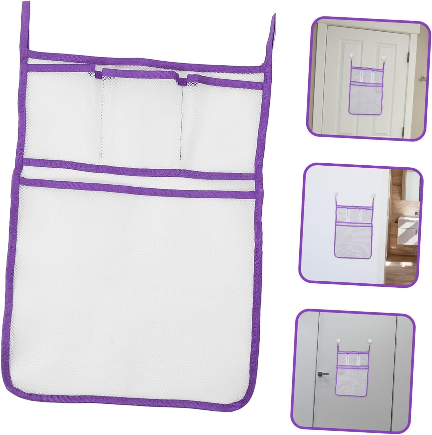 HEALLILY Hanging Shower Organizer Bag with Mesh Storage