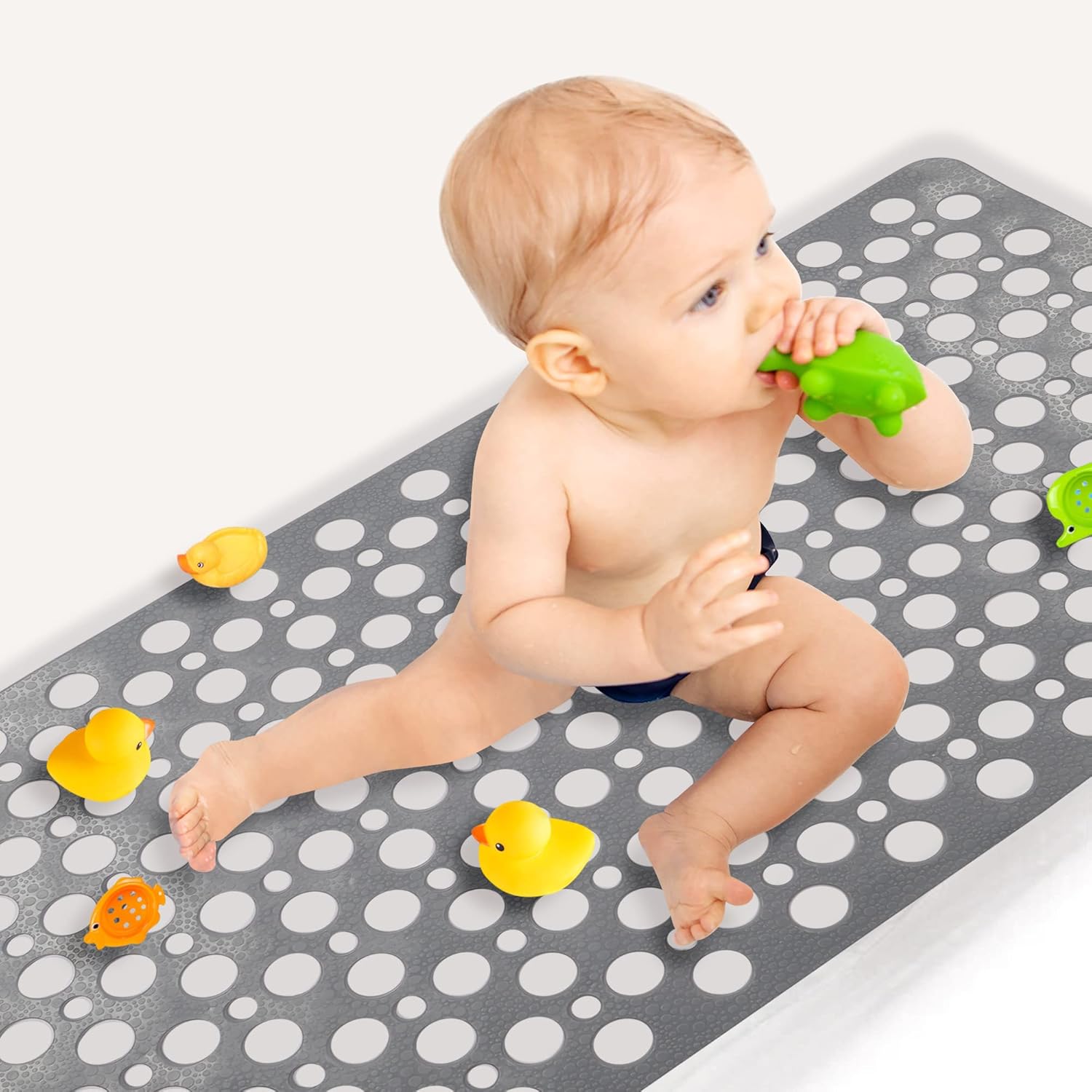 Sheepping Bath Mat for Tub 30x17 Non Slip Machine Washable