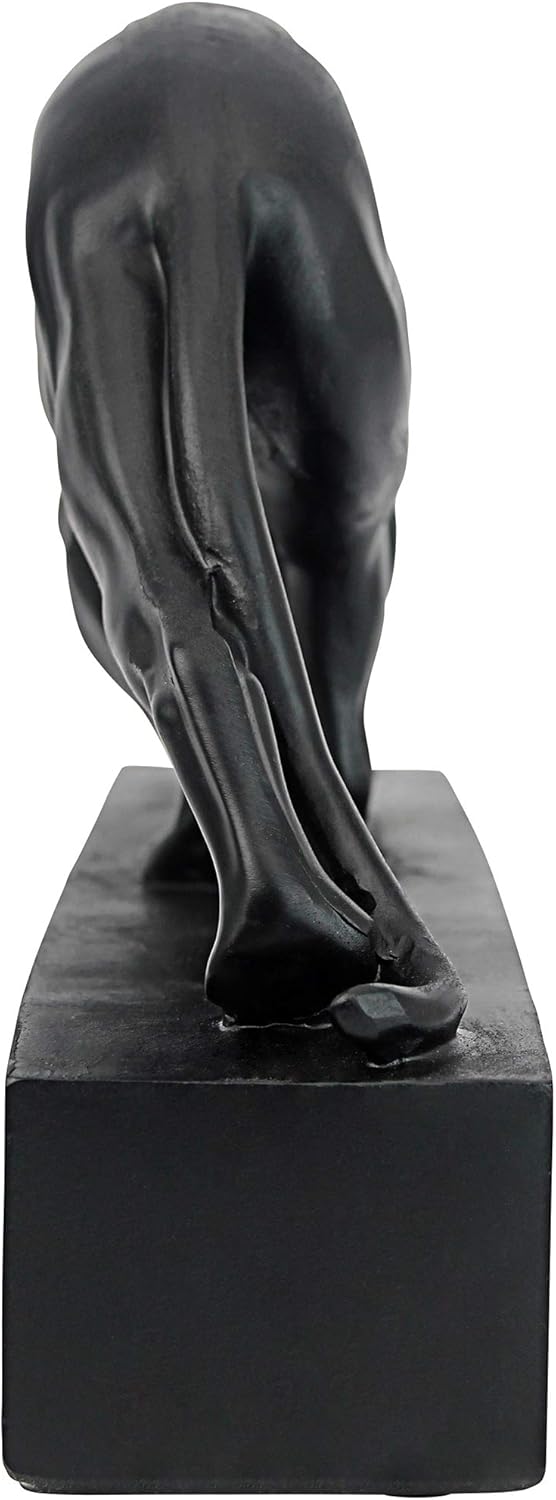 Design Toscano Panther on the Prowl Art Deco Statue 16 Inch Black