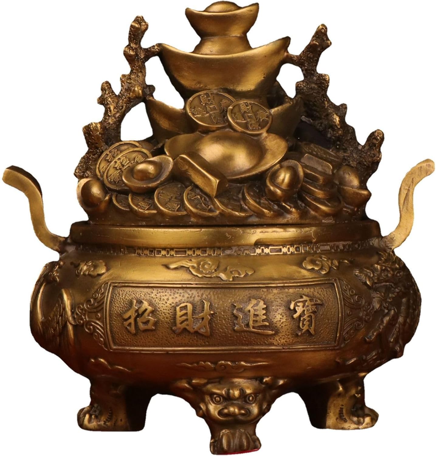 Usoway Copper Wealth Basin Collectible Figurine